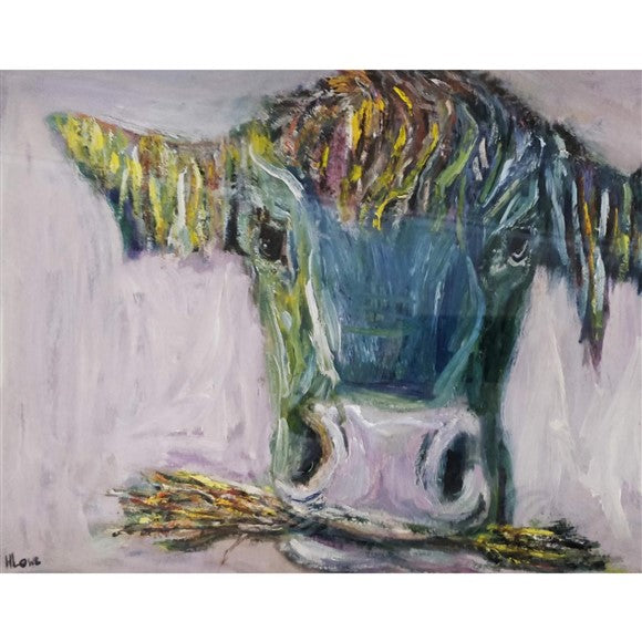 cow-eating-hay-by-helen-lowe