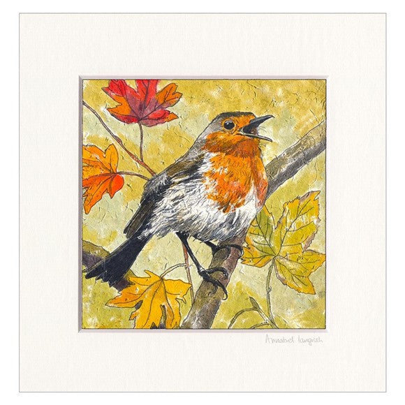 autumn-robin-framed-print-by-annabel-langrish