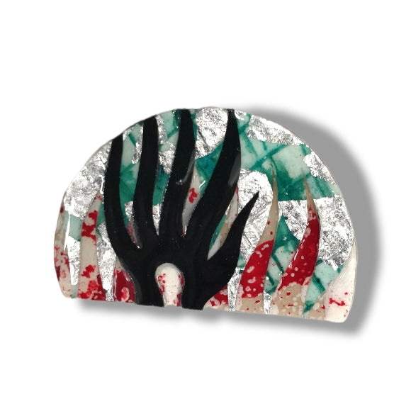 blath-textile-brooch-in-poppyblacksilvergreen-by-rothlu