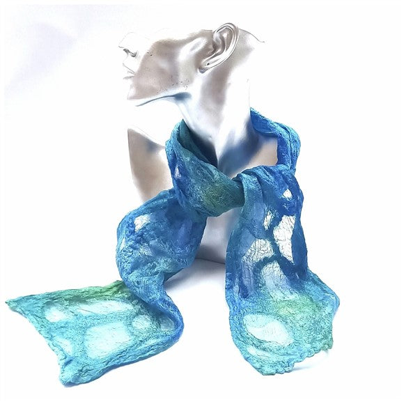 kells-bay-silk-merino-hand-dyed-necktie-scarf---bluegreen-by-jayne-gillan