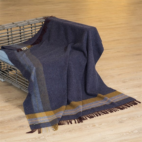 cashmere-throw---navy-and-mustard-asymmetrical