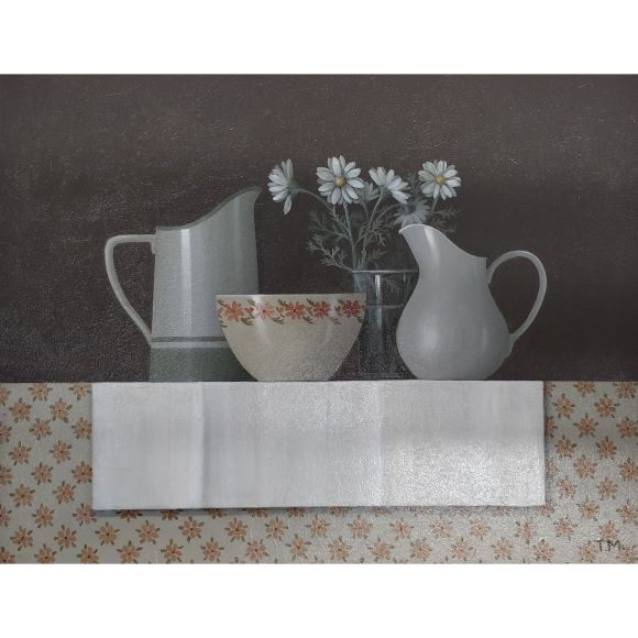 daisies-and-spongeware-bowl-by-trudie-mooney