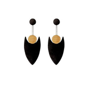 fuchsia-black-wood-drop-earrings