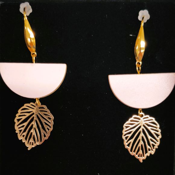 sandia-golden-leaf-limed-earring