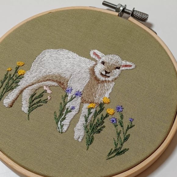 lamb-embroidery-kit-chloe-jo-designs