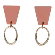 sandia-peach-oval-drop-earring