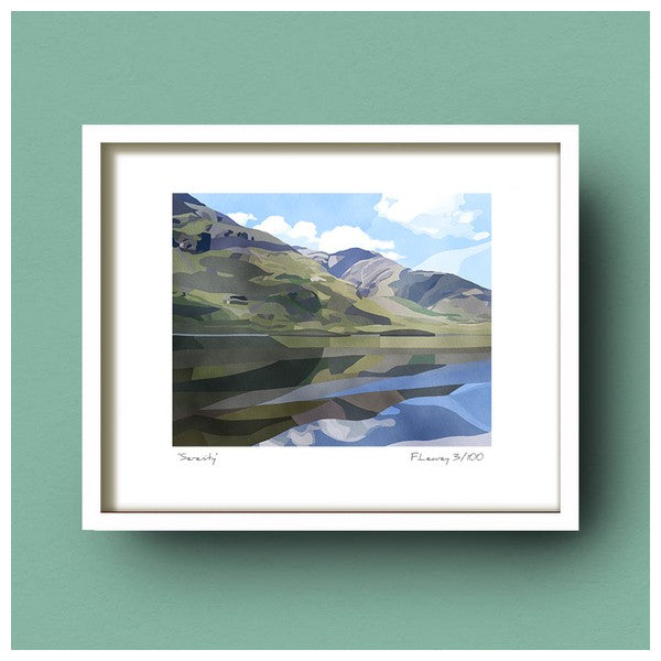 serenity---framed-print-by-fab-cow