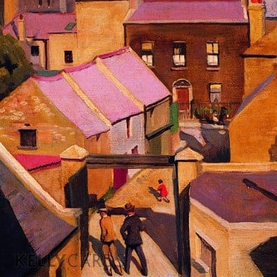 sunlight-on-houses-dublin-by-kelly-cards