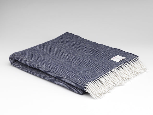 navy-herringbone-soft-lambswool-throw-by-mcnutts